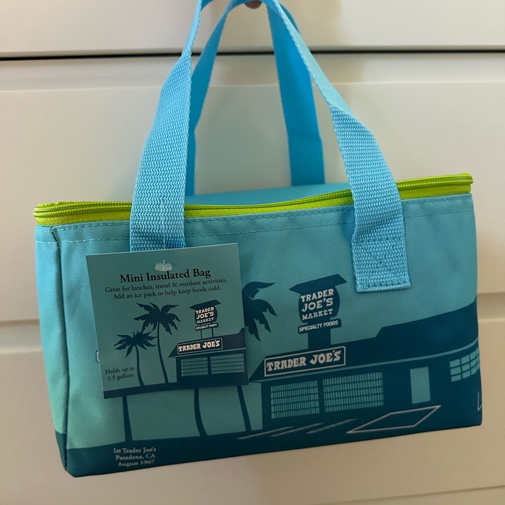 Trader Joe's Blue Insulated Bag